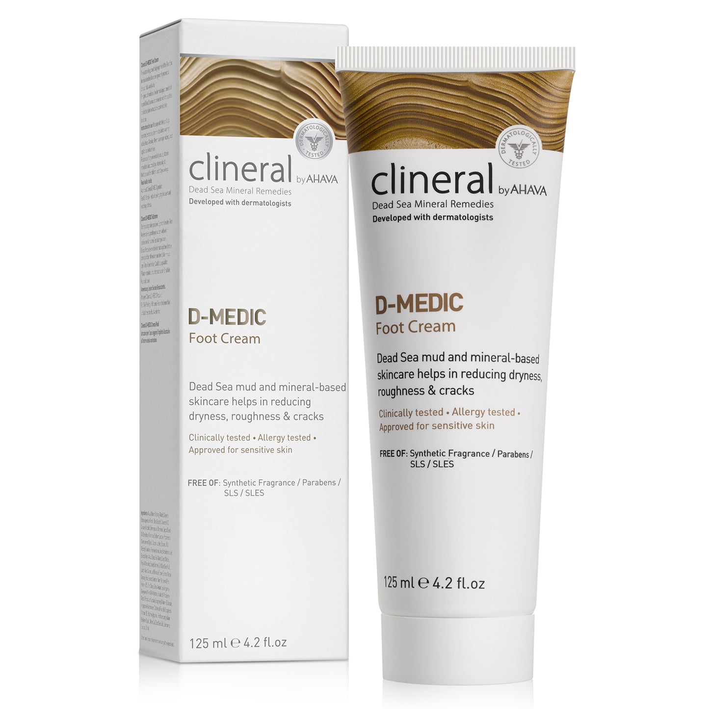 CLINERAL D-MEDIC FOOT CREAM | kāju krēms, 125 ml