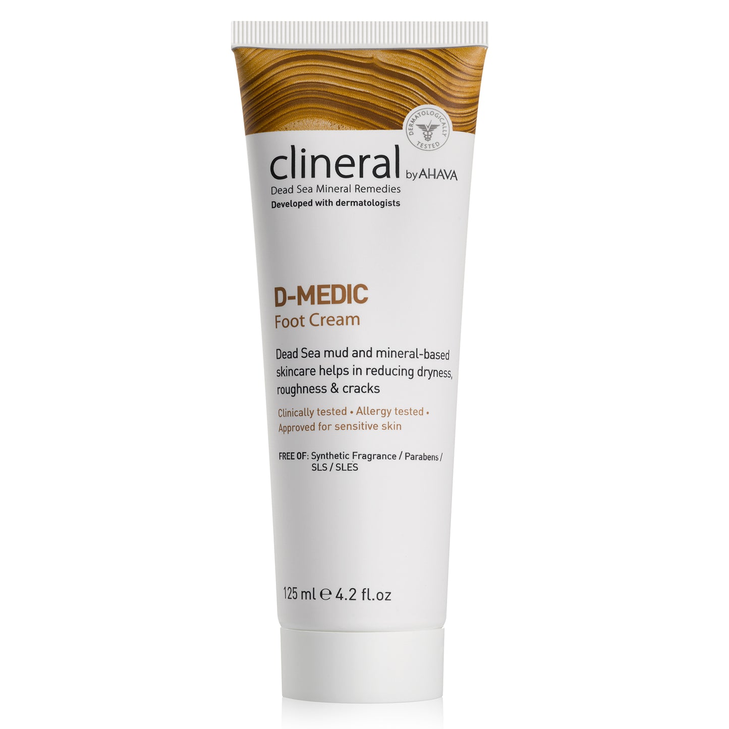 CLINERAL D-MEDIC FOOT CREAM | kāju krēms, 125 ml