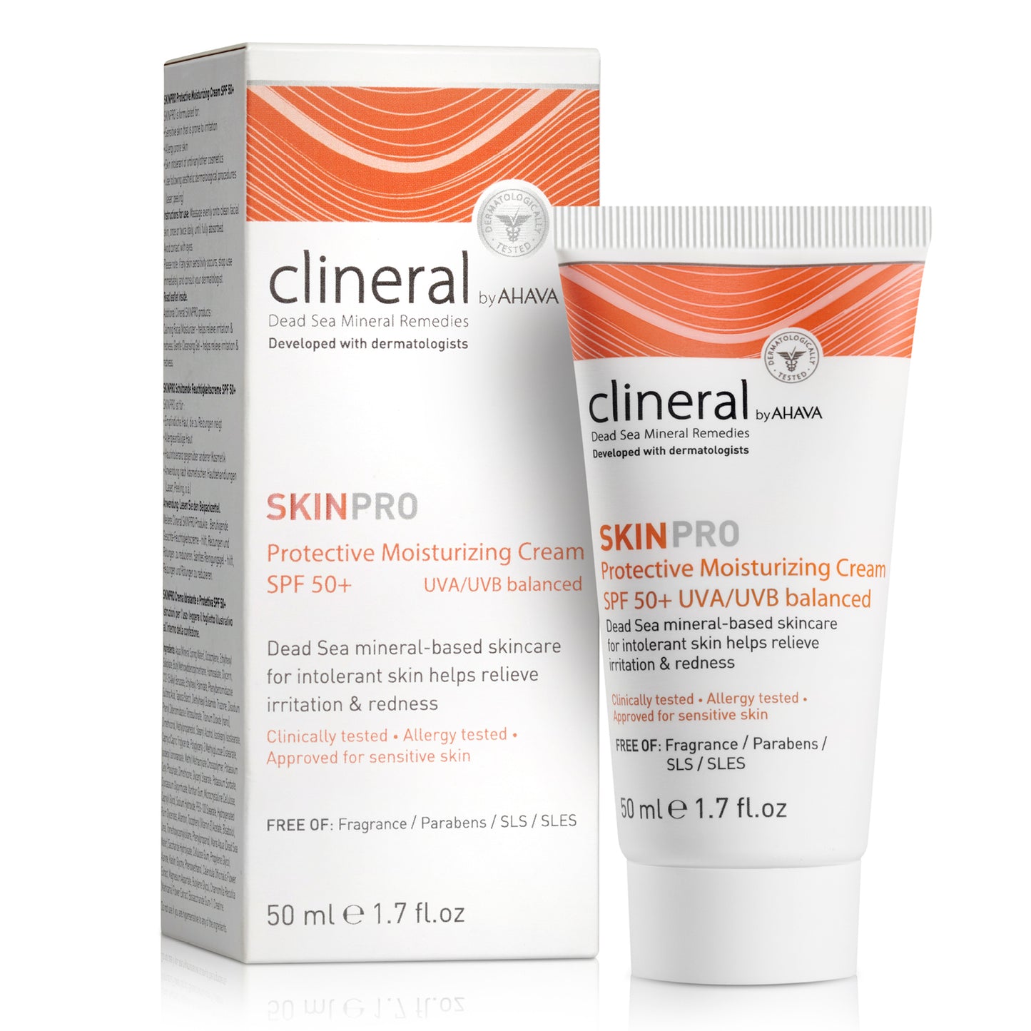 CLINERAL SKINPRO ЗАЩИТНЫЙ УВЛАЖНЯЮЩИЙ КРЕМ SPF50 | крем SPF50, 50 мл